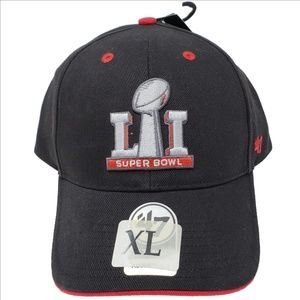 Rare! NFL Licensed SUPER BOWL 51 NFL Snap-Back Hat/Cap 47 Brand New w/Tag XL